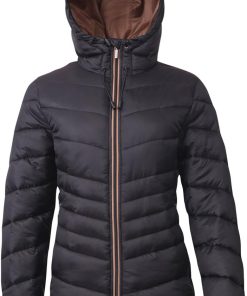 Women-s Lightweight Puffer Jacket Water-Resistant Hooded Winter Coat